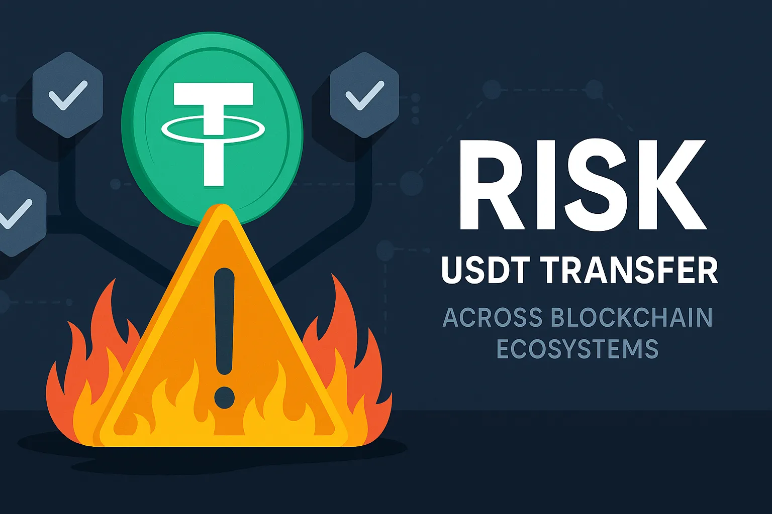 Risiko penggunaan jaringan USDT ERC20, TRC20, BEP20